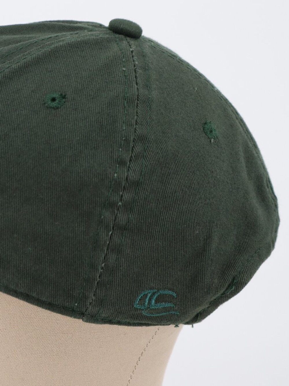 Tecovas Pine Green Embroidered Logo Dad Hat 2019 Western Strapback Baseball Cap - Picture 4 of 8